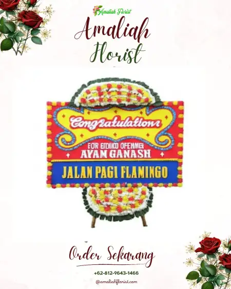 Sewa Papan Bunga Panggang